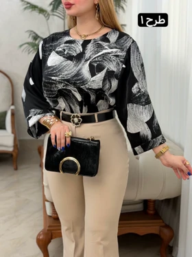 تونیک کرپ ساتن 3777