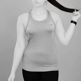 تاپ ورزشی زنانه نایک مدل PY-2B2021 طوسی