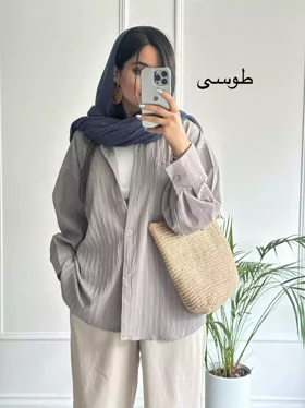 مانتو شومیزی نیکا ( دارای ایراد جزئی )