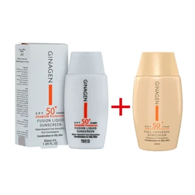 باندل ضدآفتاب چرب رنگی 03 ضدآفتاب چرب بی رنگ ژیناژن