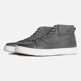کتانی نیم‌ساق دژفول گازولین دودی - GAAZOLIN Dejfull-Mid Sneakers Grey C