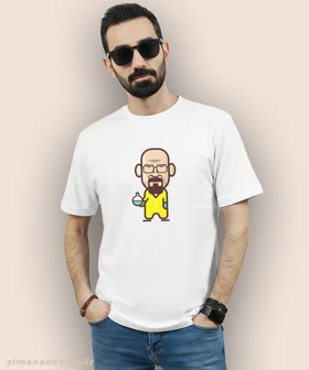 تیشرت مردانه و زنانه طرح بریکینگ بد شخصیت والتر وایت کد 884