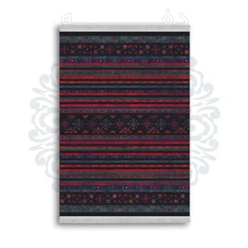 *جدید* فرشینه از جنس پارچه شانل مخمل ترک طرح فانتزی برند دفه کد 270