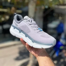 کفش پیاده روی اسکچرز مدل Max cushion کیفیت مستر طوسی