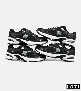 کفش کتانی مردانه و زنانه مشکی سفید NEW BALANCE 725 مدل 7268