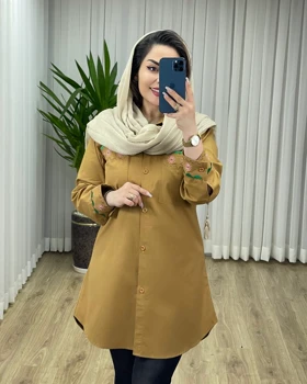 مانتو شومیزی گلدوزی
