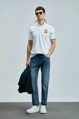 تیشرت یقه پولو مردانه lufian lufian