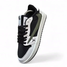 کفش و کتانی ترویس مشکی زیتونی