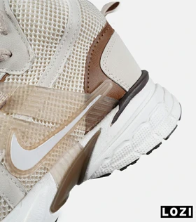 کفش کتانی ساق‌دار مردانه و زنانه کرم قهوه ای Nike Cushlon V2K مدل 7610