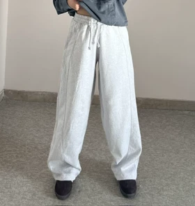 شلوار دورس بالون pull & bear طوسی ملانژ کد 264