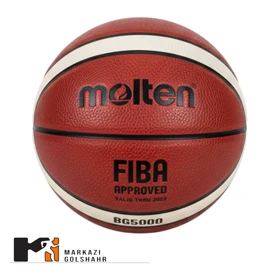 توپ بسکتبال مولتن رویه چرم سایز 7 کد BG5000