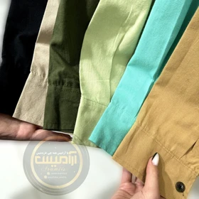 مانتو لینن بغل زیپ