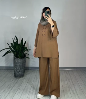 ست مانتو و شلوار هانا