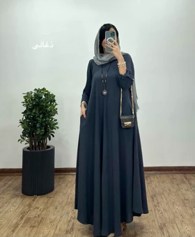 پیراهن مانتویی بلند دلفان 1