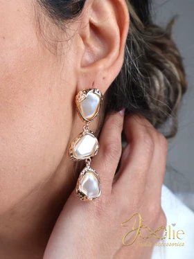 گوشواره زنانه مدل آوا کد E1249