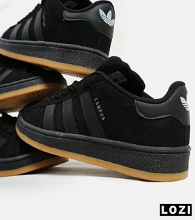 کفش کتانی مردانه مشکی زیر کرم ADIDAS Campus