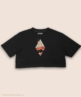 کراپ زنانه طرح تلماسه کد 919