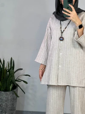 ست مانتو شلوار گیتی