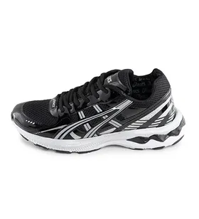 کفش اسپرت Asics مردانه مشکی بندی چرم مصنوعی