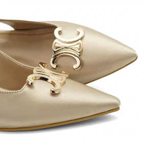 کفش مجلسی زنانه پاشنه‌دار 3 سانت مدل 400351 _ sandal valentino