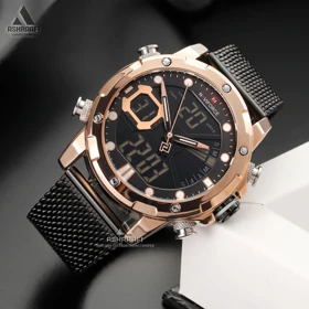 ساعت نیوی فورس بند حصیری Naviforce NF9172KRg
