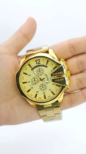 ساعت مچی مردانه دیزل شاخ دار Diesel سبک 3موتوره و تاریخ دار