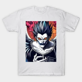 تیشرت دفترچه مرگ تیشرت انیمه death note کد 79746
