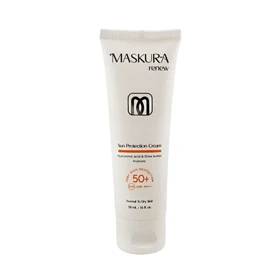 کرم ضد آفتاب خشک SPF50 ماسکورا رنیو 50 میل