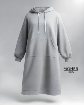 هودی مانتویی زنانه سایز بزرگ