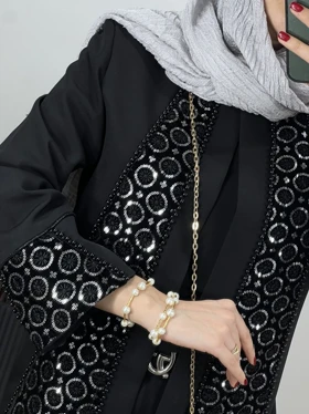 مانتو مجلسی سوزندوزی ژاوه(ایراد دار)