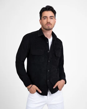 پیراهن مردانه مخمل کد 1908