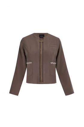 کت کرپ نسکافه ای - 2138