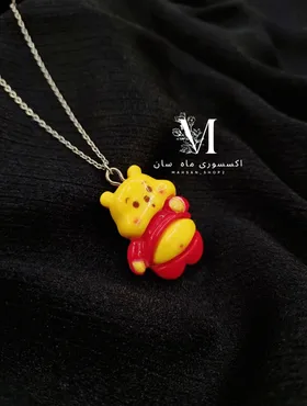 گردنبند پو شکمو عسلی ارسال رایگان