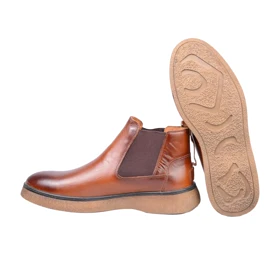 بوت مردانه عسلی و مشکی هیرمان