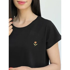 تیشرت مشکی لاله