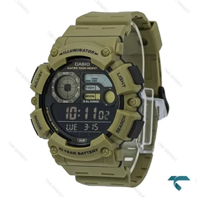 ساعت کاسیو WS-1500H-5BV خاکی Casio-7497-G