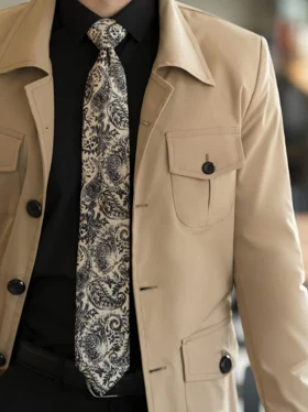 بارانی نخودی کد r101