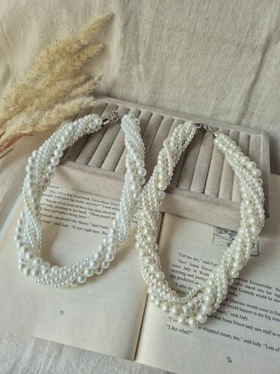 گردنبند مروارید چند ردیفه