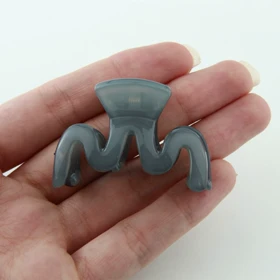 کلیپس دخترانه موج دار (خاکستری)