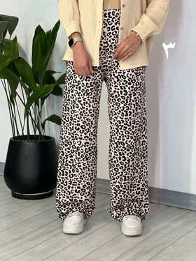 شلوار بگ طرحدار سوین