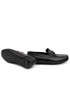 کفش چرم مردانه مدل 6004 سگک حلقه‌ای