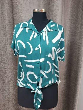 شومیز جلو دکمه گره
