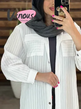 مانتو اطلسی دوجیب