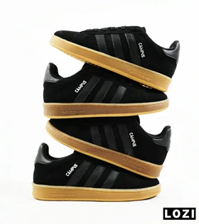 کفش کتانی مردانه مشکی کرم ADIDAS Campus
