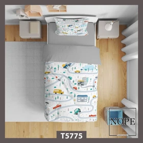 روتختی کودک طرح ماشین ها مدل T5775