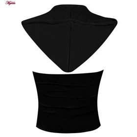 کراپ تاپ کلاه دار زنانه رنگ مشکی ماییلدا مدل 5260-259