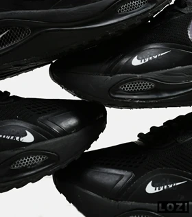 کفش کتانی مردانه و زنانه مشکی Nike air zoom max