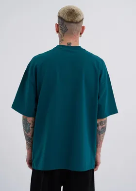 تیشرت مردانه Macstar Snake Face Oversize بنزینی M2072