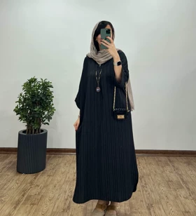 مانتو بلند کفتان کوک دوزی مینو