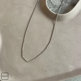 گردنبند نقره مردانه مینیمال کد 0251247